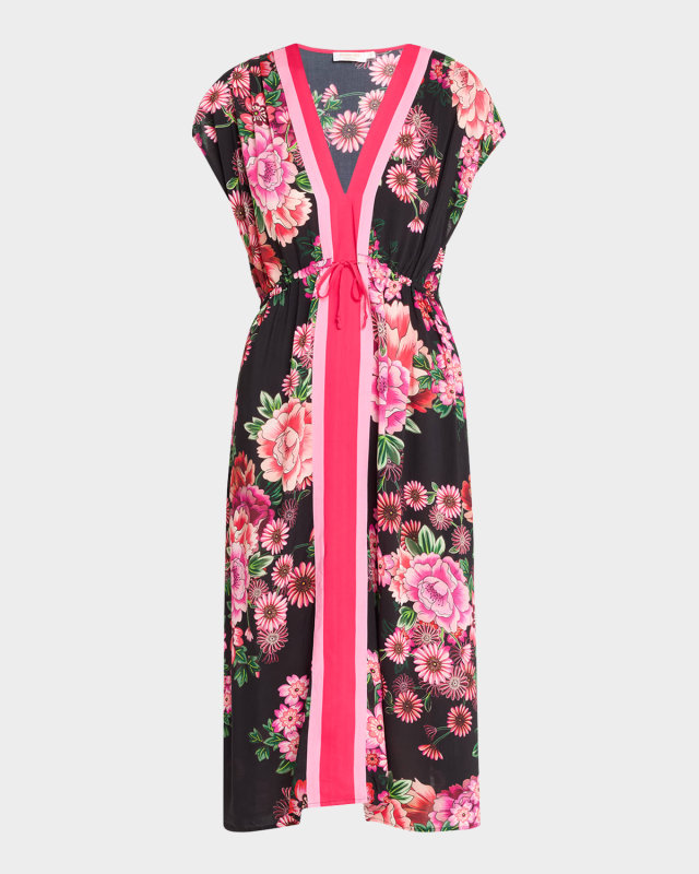 V-Neck Kaftan Dress